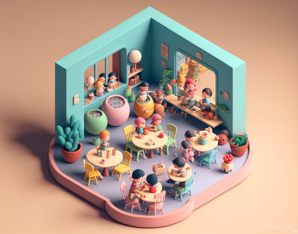 Unlicensed daycare illustration